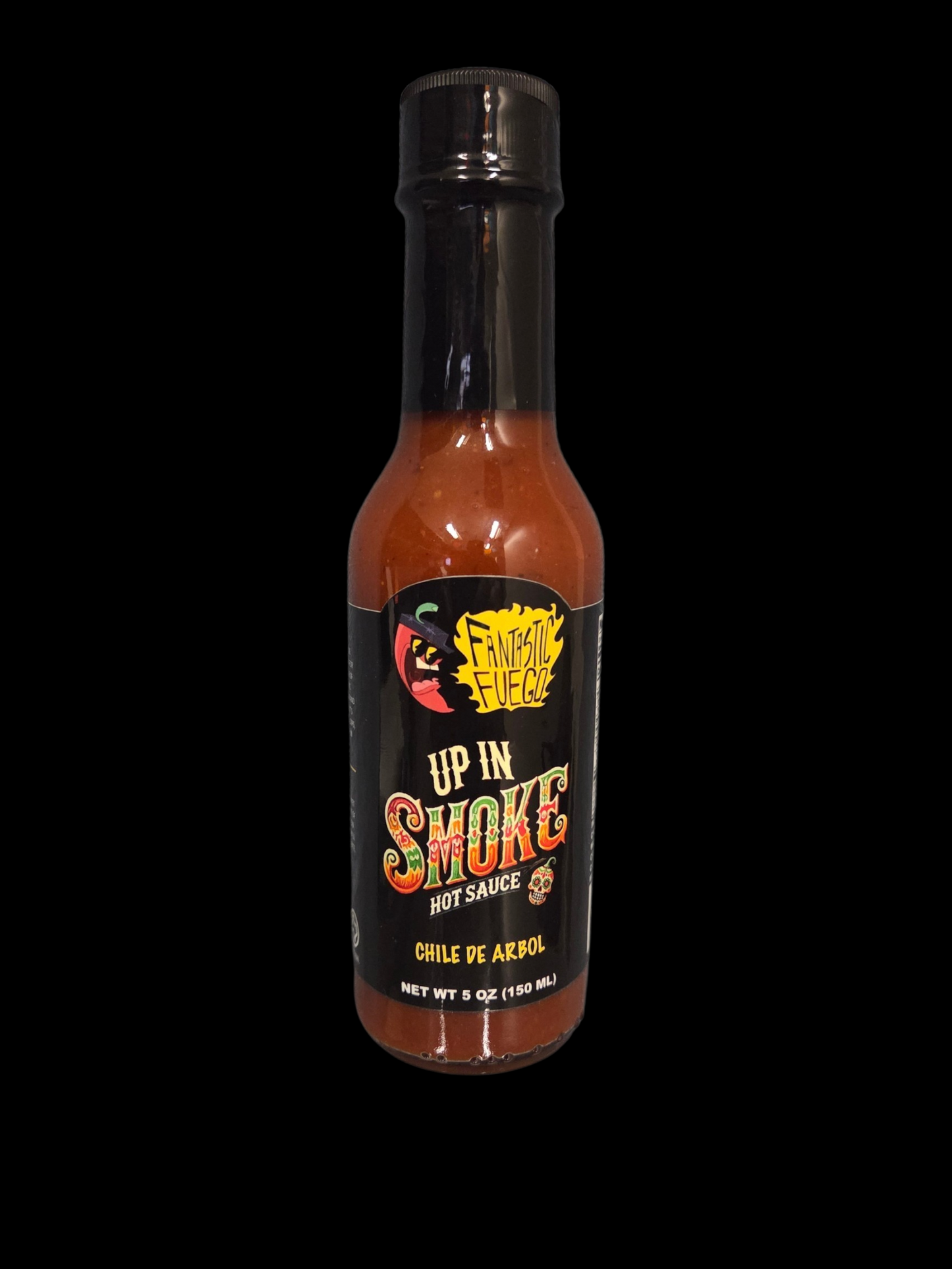 UP IN SMOKE CHILE DE ARBOL HOT SAUCE